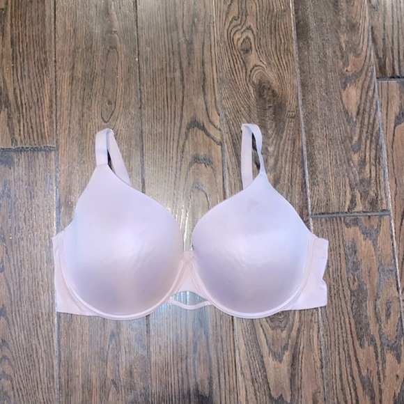 Hanes XLarge + dusty rose padded bra - Picture 2 of 5